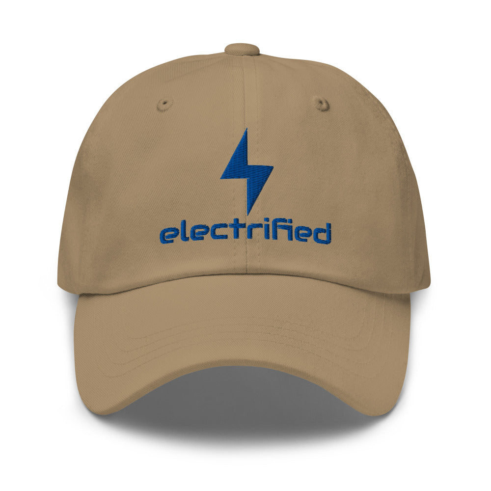 Electrified Embroidered Cap - Khaki Color - https://ascensionemporium.net